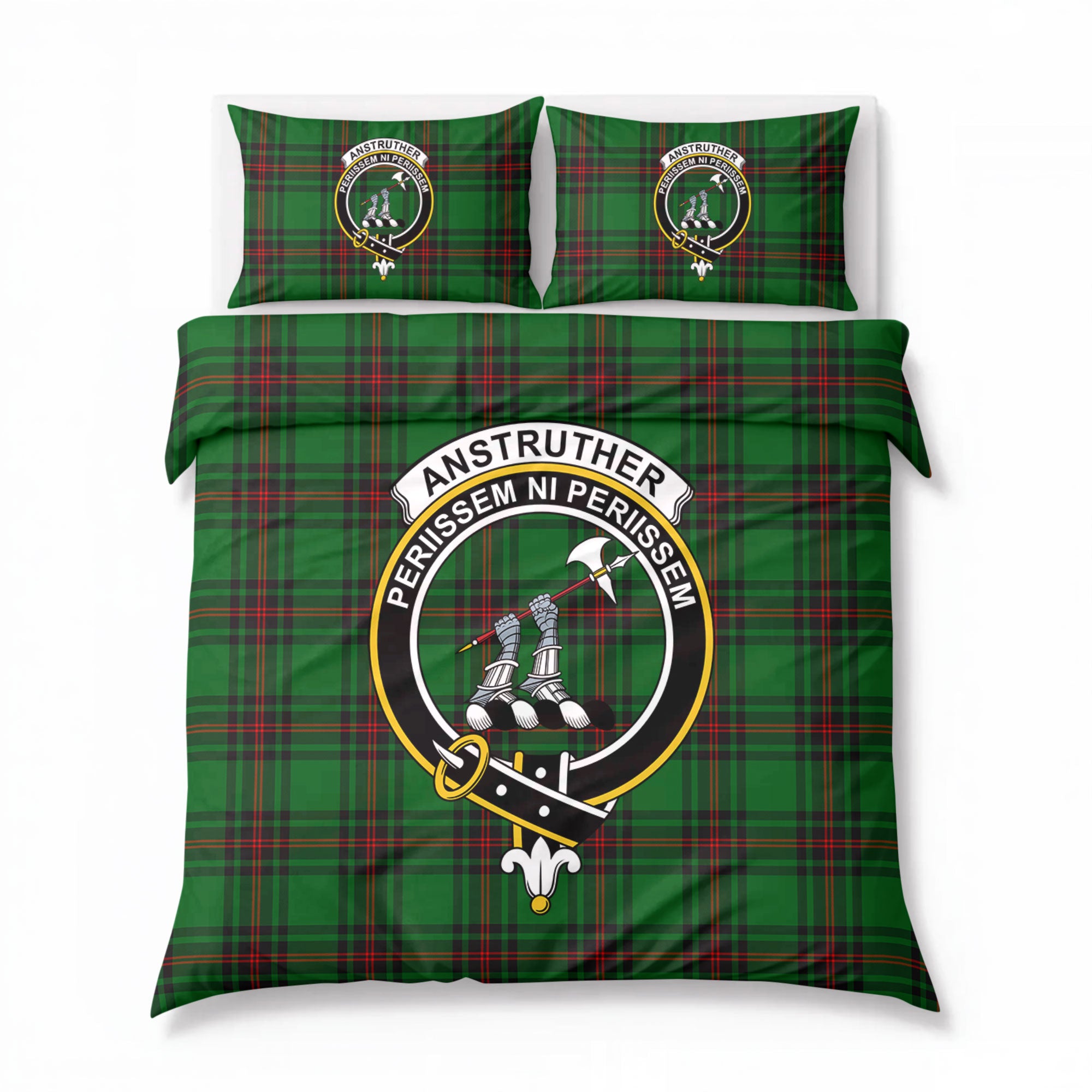 Anstruther Tartan Crest Bedding Set