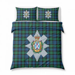 Black Watch Ancient Tartan Crest Bedding Set