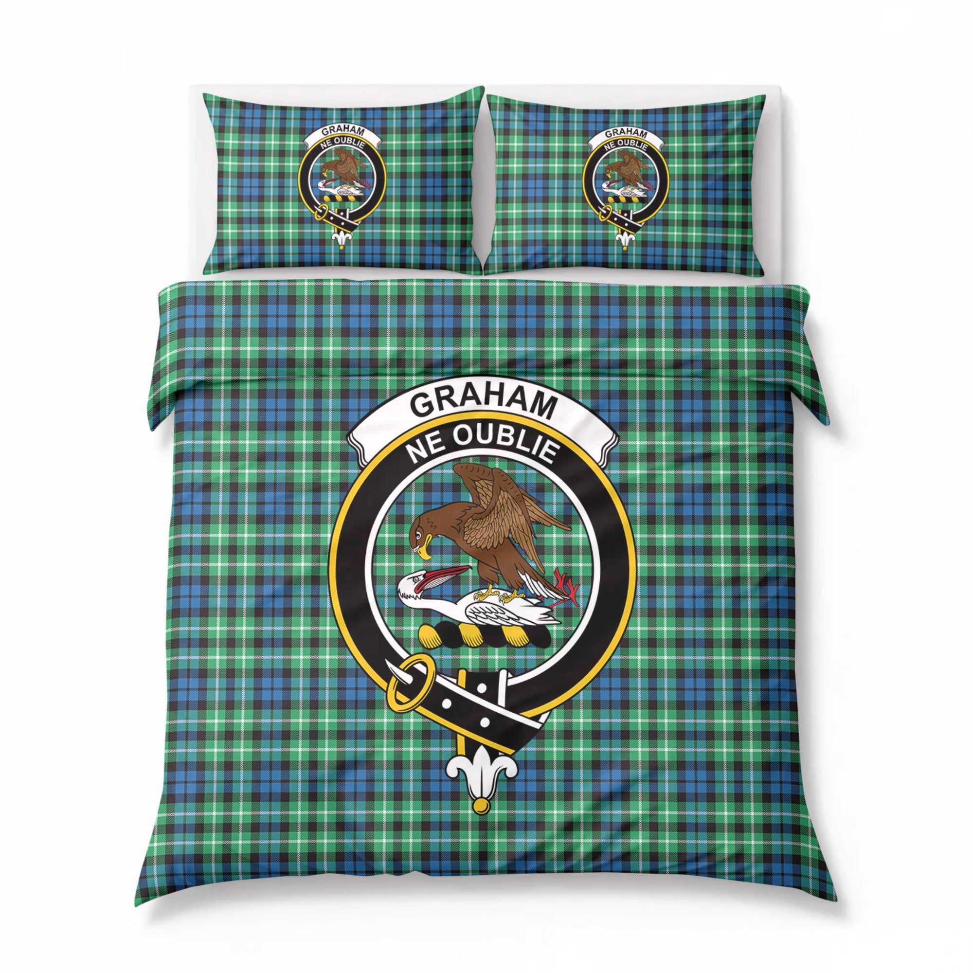 Graham of Montrose Ancient Tartan Crest Bedding Set