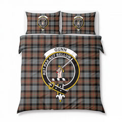 Gunn Weathered Tartan Crest Bedding Set