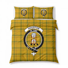 Houston Tartan Crest Bedding Set
