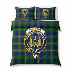 Johnston Modern Tartan Crest Bedding Set