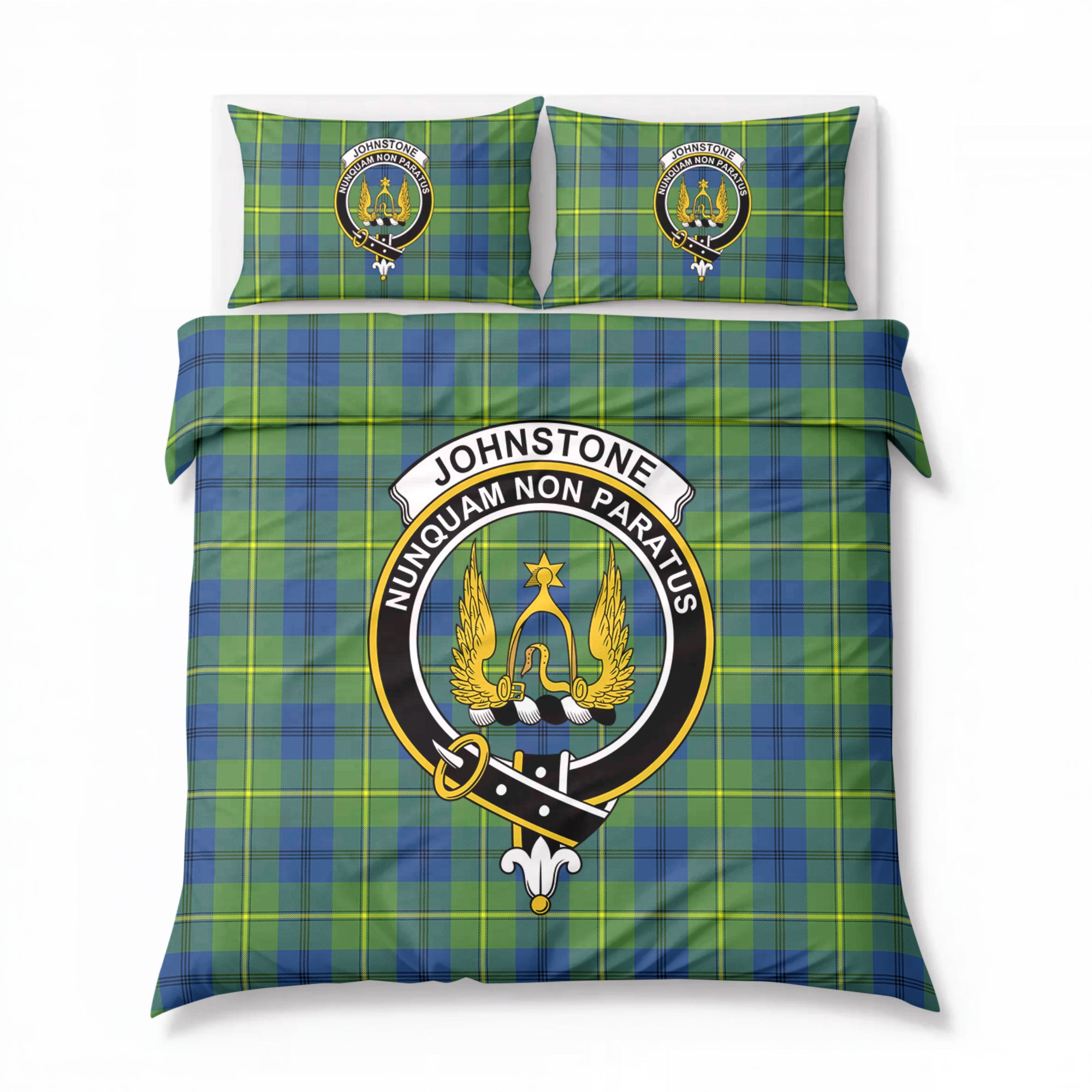 Johnstone Ancient Tartan Crest Bedding Set