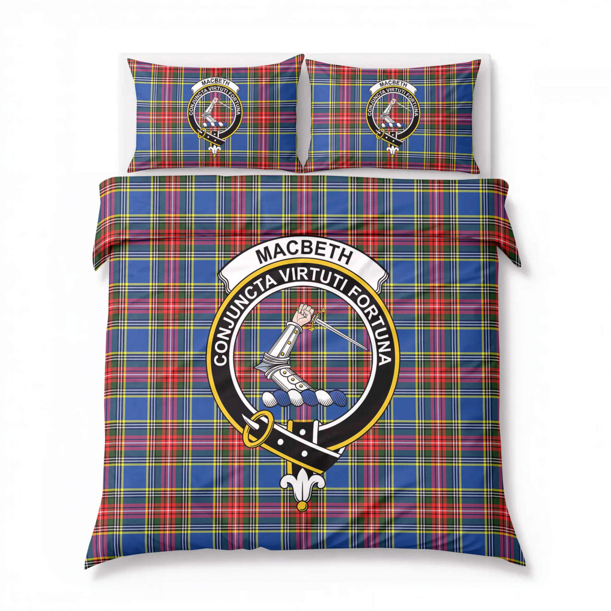 MacBeth Modern Tartan Crest Bedding Set