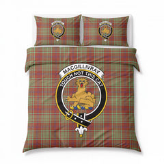 MacGillivray Hunting Ancient Tartan Crest Bedding Set