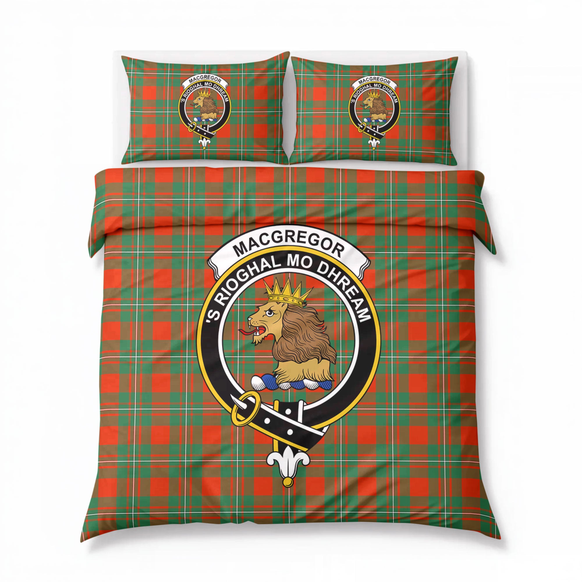 MacGregor Ancient Tartan Crest Bedding Set