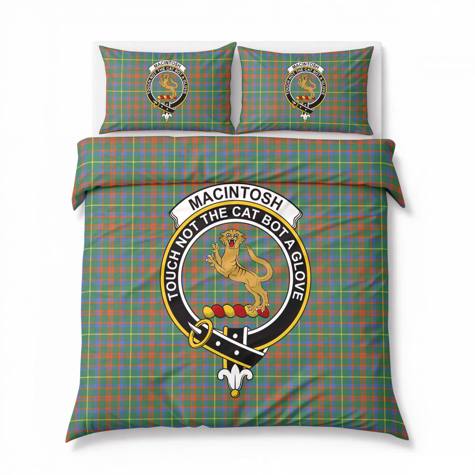 MacIntosh Hunting Ancient Tartan Crest Bedding Set