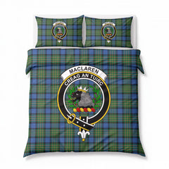 MacLaren Ancient Tartan Crest Bedding Set