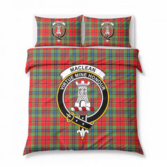 MacLean of Duart Modern Tartan Crest Bedding Set