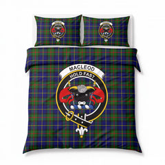 MacLeod of Harris Modern Tartan Crest Bedding Set
