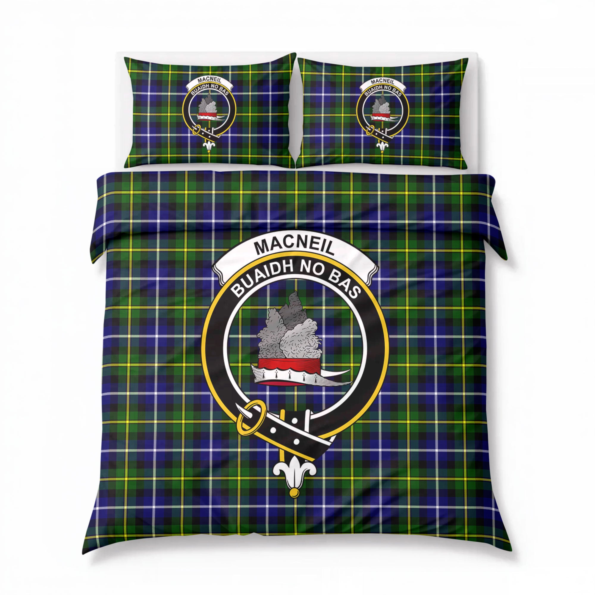 MacNeil of Barra Modern Tartan Crest Bedding Set