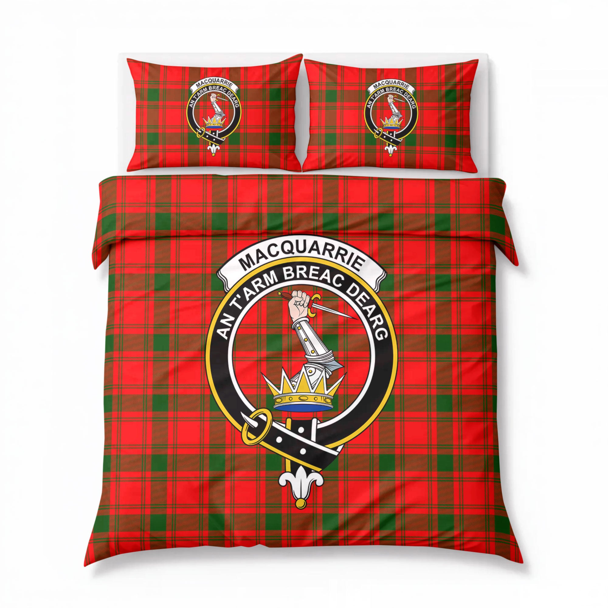 MacQuarrie Tartan Crest Bedding Set