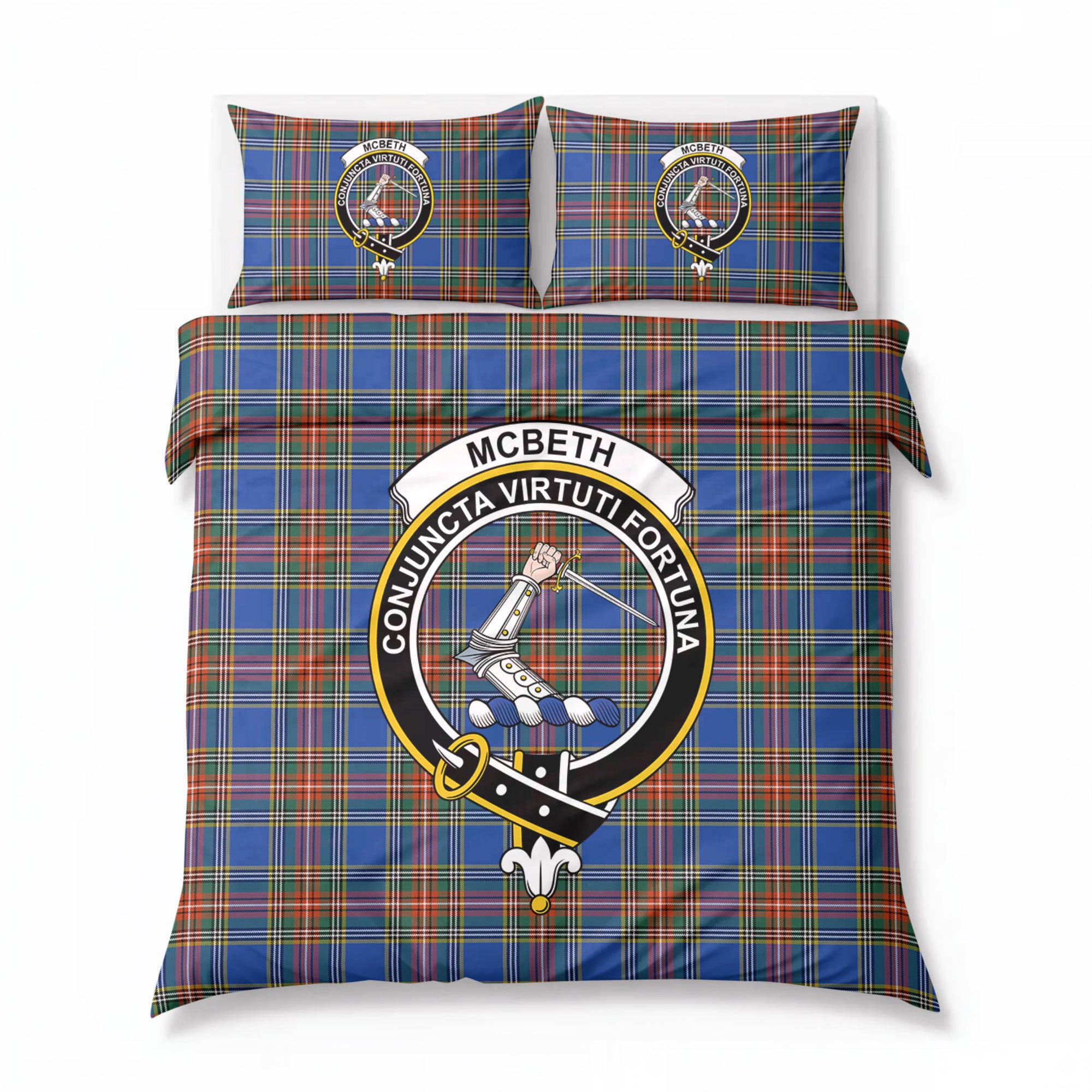 McBeth Ancient Tartan Crest Bedding Set