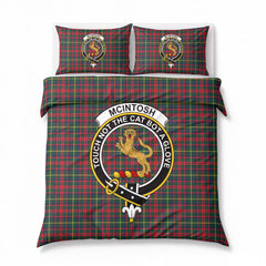 McIntosh Hunting Modern Tartan Crest Bedding Set