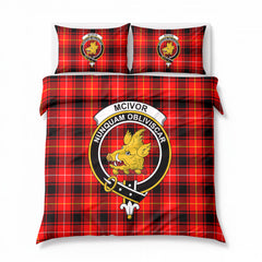 McIvor Tartan Crest Bedding Set