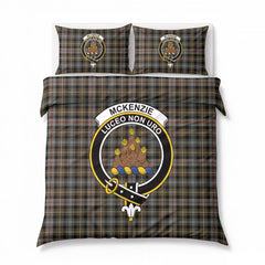 McKenzie Weathered Tartan Crest Bedding Set