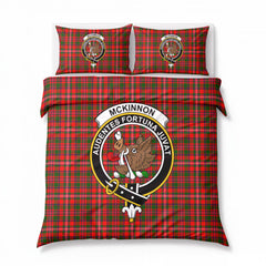 McKinnon Modern Tartan Crest Bedding Set