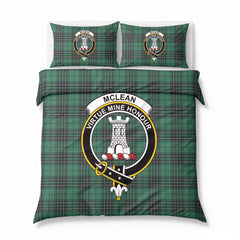 McLean Hunting Ancient Tartan Crest Bedding Set