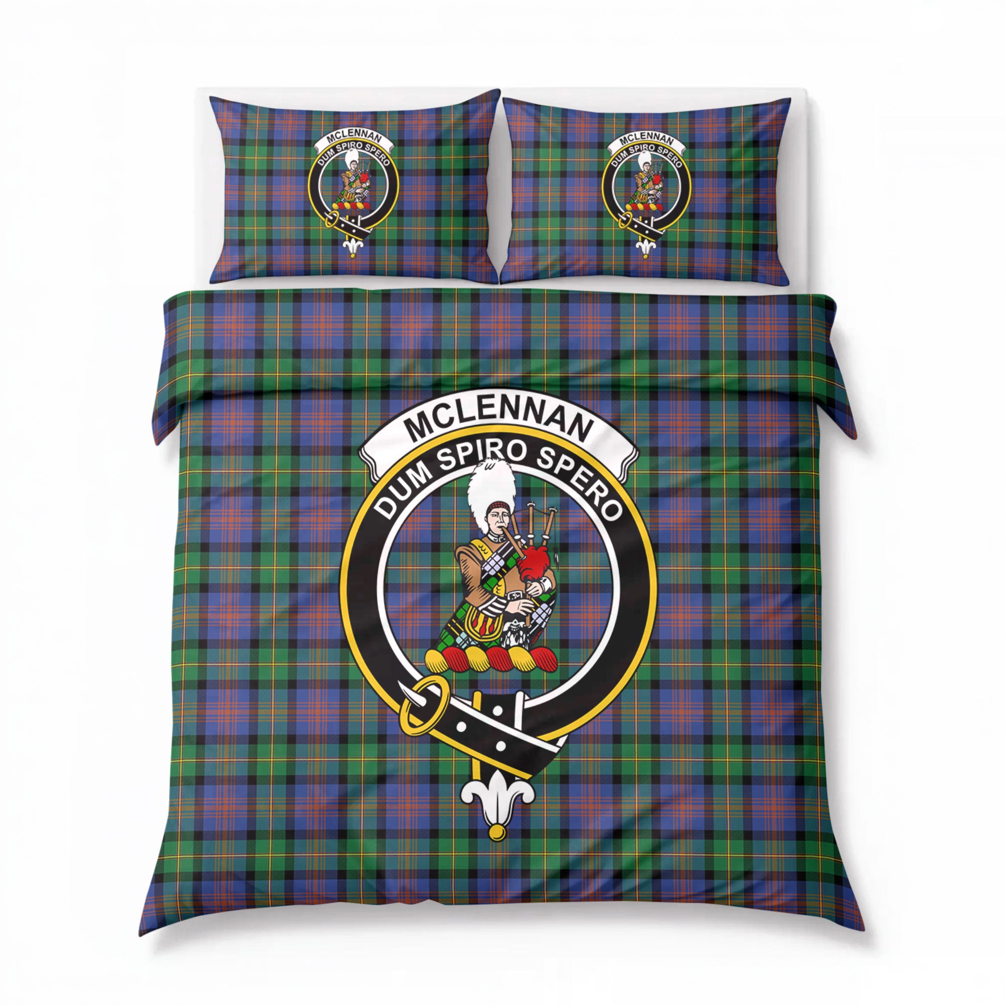 McLennan Ancient Tartan Crest Bedding Set