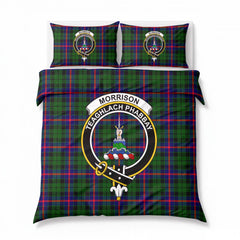 Morrison Modern Tartan Crest Bedding Set