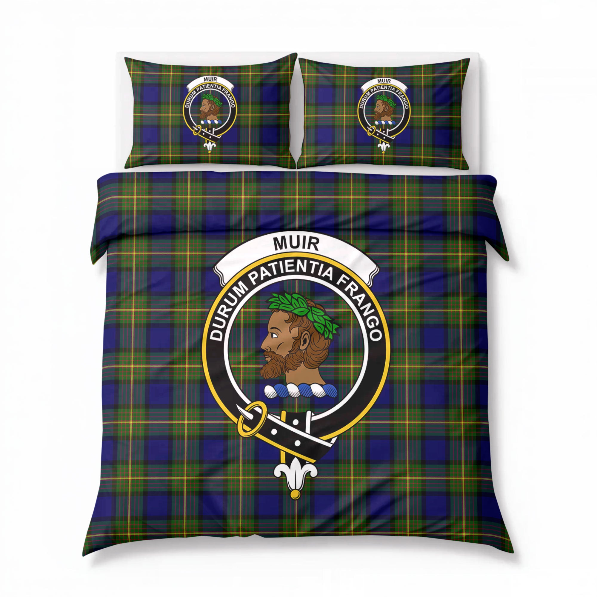 Muir Tartan Crest Bedding Set