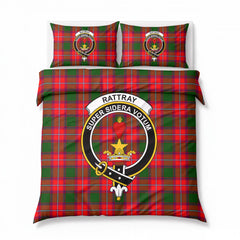 Rattray Modern Tartan Crest Bedding Set