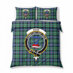 Rose Hunting Ancient Tartan Crest Bedding Set
