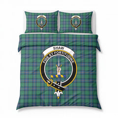 Shaw Ancient Tartan Crest Bedding Set