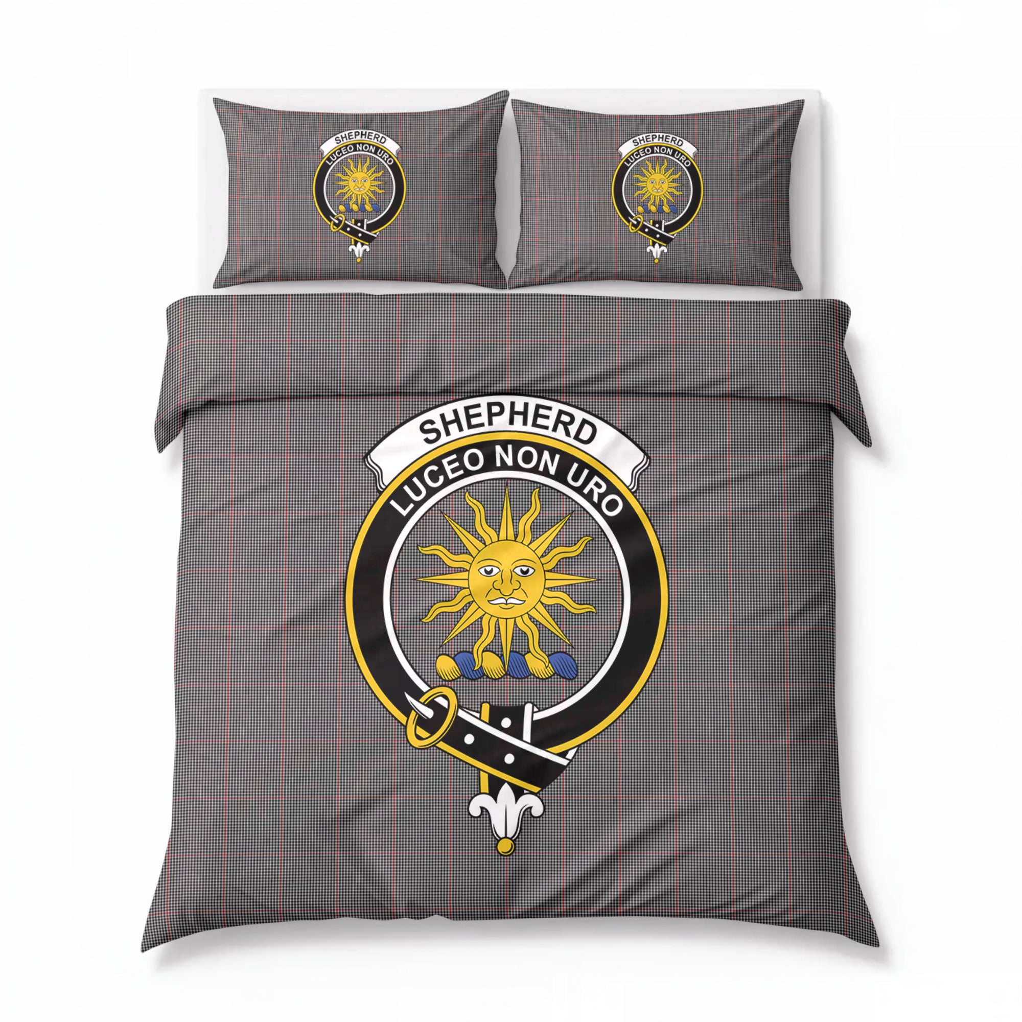 Shepherd Tartan Crest Bedding Set