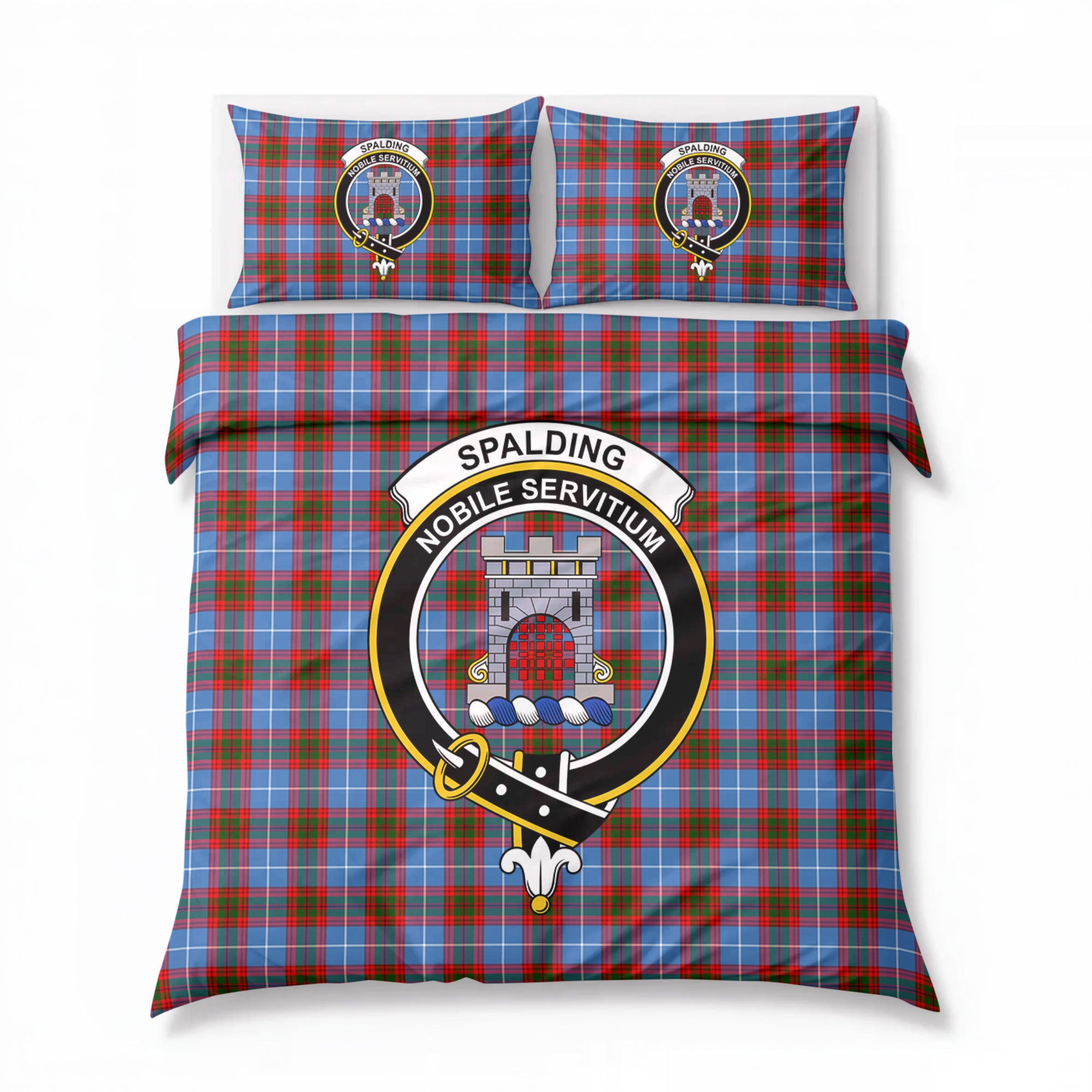 Spalding Tartan Crest Bedding Set