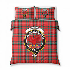 Stewart (Stuart) of Bute Tartan Crest Bedding Set