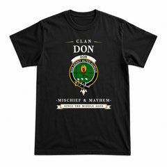 Don Tartan Crest Mischief and Mayhem T-shirt