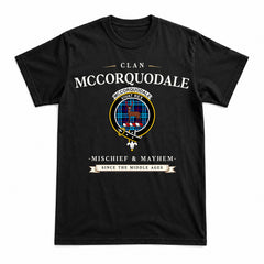 McCorquodale Tartan Crest Mischief and Mayhem T-shirt