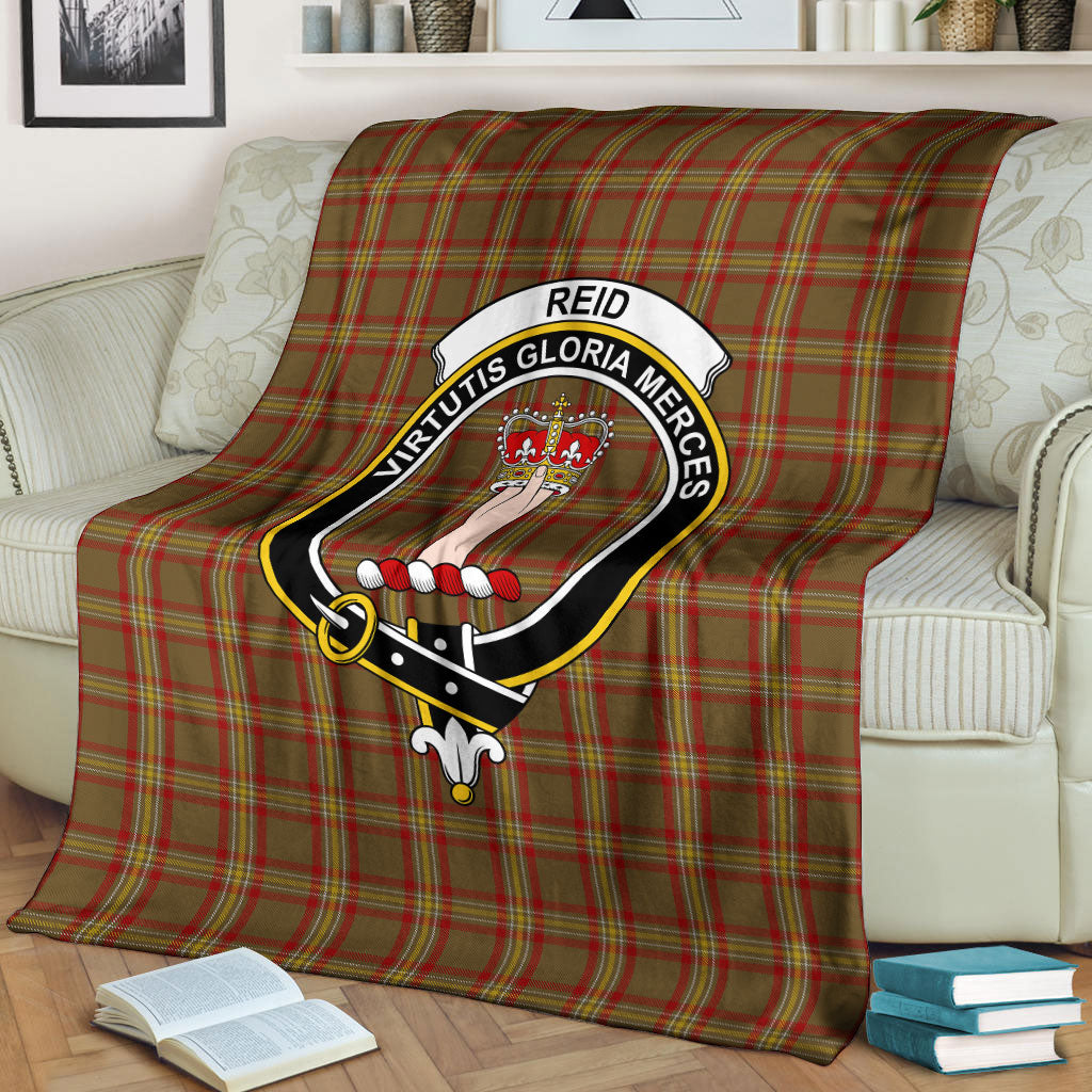 Reid Ancient Tartan Crest Blanket