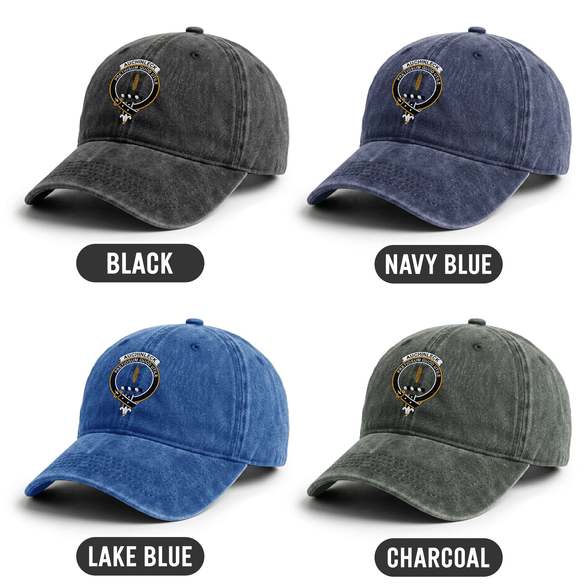 Auchinleck Crest Washed Classic Cap