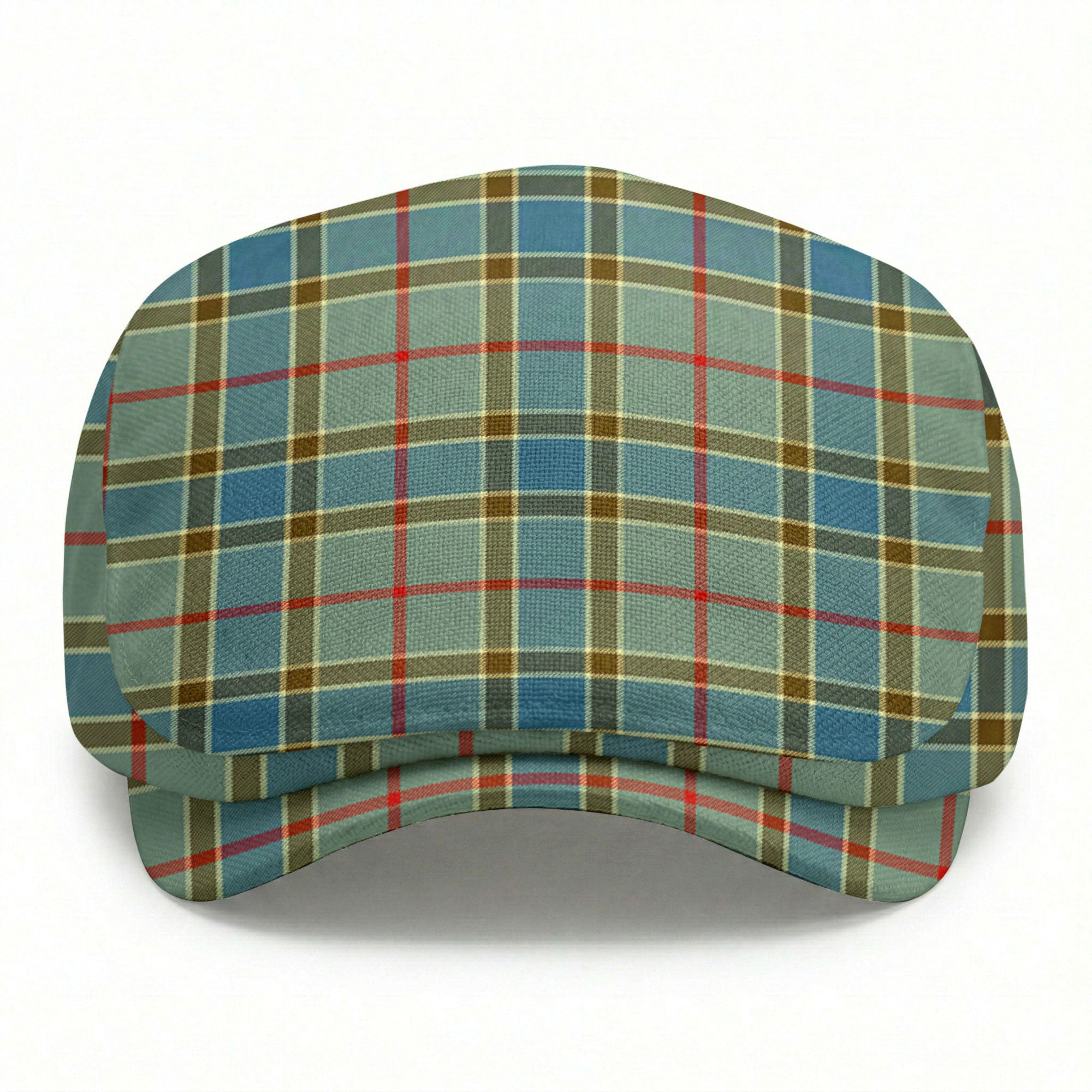 Balfour Blue Tartan Flat Caps