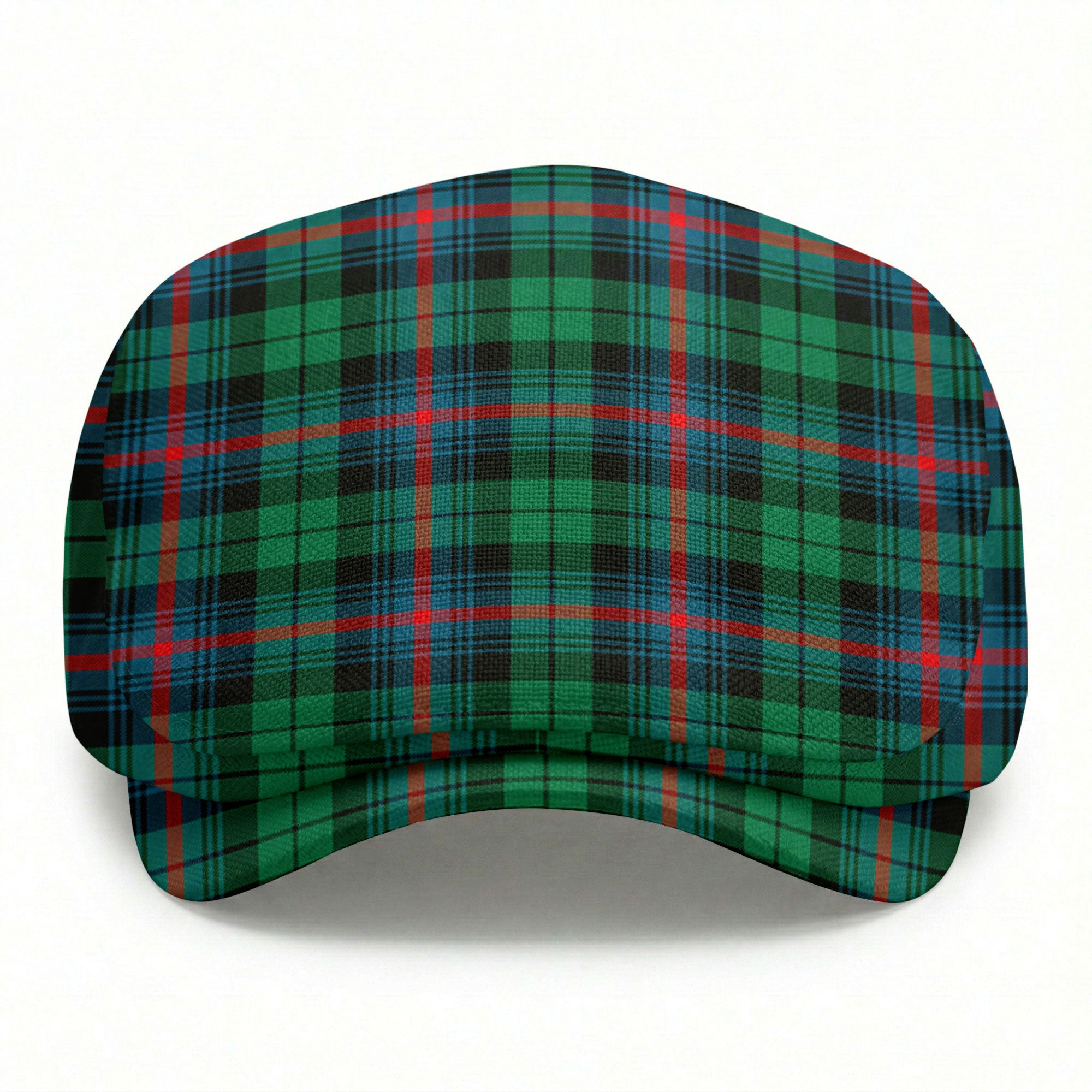 Urquhart Broad Red Ancient Tartan Flat Caps