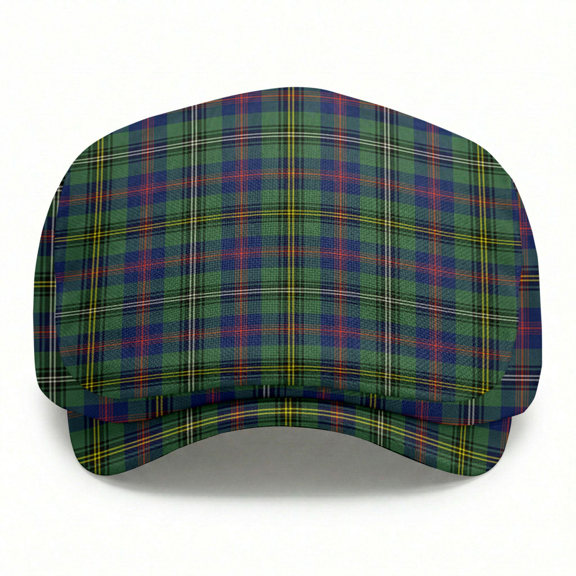 Wood Tartan Flat Caps