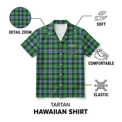 Arbuthnot Ancient Tartan Crest Hawaiian Shirt