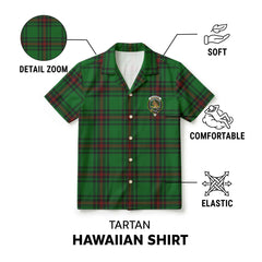 Beveridge Tartan Crest Hawaiian Shirt