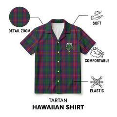Cairns Tartan Crest Hawaiian Shirt