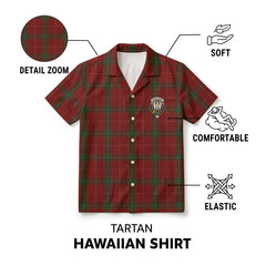 Carruthers Tartan Crest Hawaiian Shirt