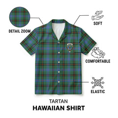 Davidson Ancient Tartan Crest Hawaiian Shirt