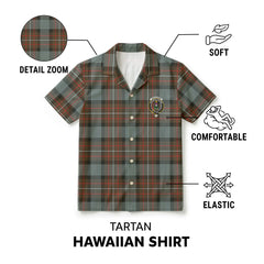 Fergusson Weathered Tartan Crest Hawaiian Shirt