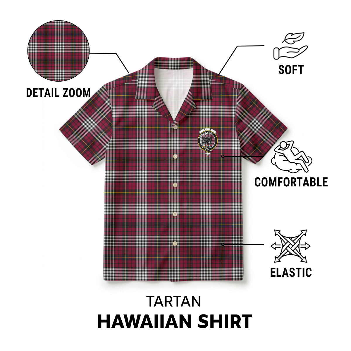 Little Tartan Crest Hawaiian Shirt