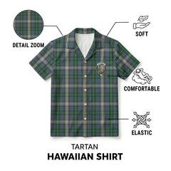 MacDowall Tartan Crest Hawaiian Shirt
