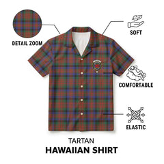 MacDuff Hunting Modern Tartan Crest Hawaiian Shirt