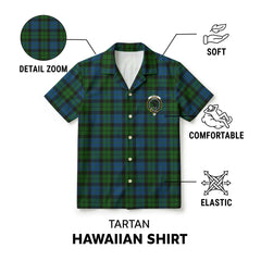 MacKie Tartan Crest Hawaiian Shirt