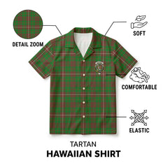 MacKinnon Hunting Modern Tartan Crest Hawaiian Shirt