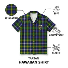 MacNeil of Barra Modern Tartan Crest Hawaiian Shirt
